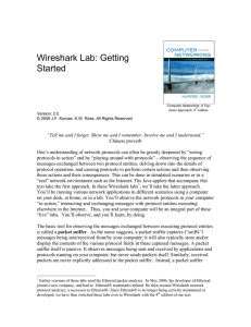Wireshark Lab: Getting Started