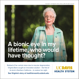 A bionic eye in my lifetime, who would have thought?