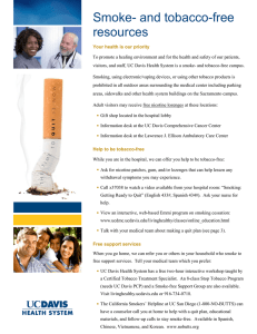 Smoke- and tobacco-free resources