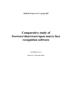 Comparative study of freeware/shareware/open source face recognition software