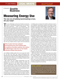 T Measuring Energy Use LEGAL BRIEFS