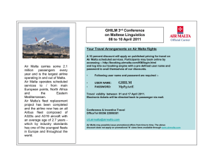 GHILM 3 Conference on Maltese Linguistics 08 to 10 April 2011