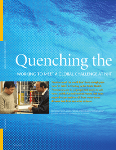 WorKing to Meet a global Challenge at nJit