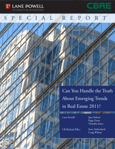 S  P  E  C  I ... Can You Handle the Truth About Emerging Trends in Real Estate 2011?