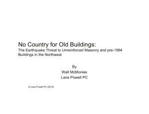 No Country for Old Buildings: