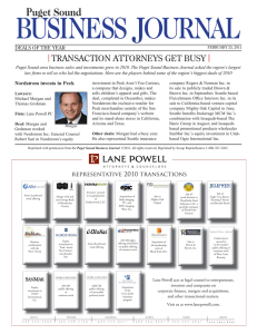 TRANSACTION ATTORNEYS GET BUSY DEALS OF THE YEAR