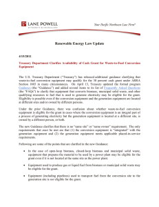 Renewable Energy Law Update