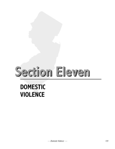 Section Eleven DOMESTIC VIOLENCE 193