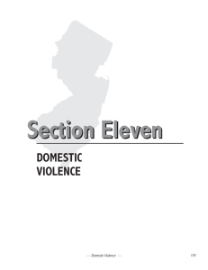 Section Eleven DOMESTIC VIOLENCE 193