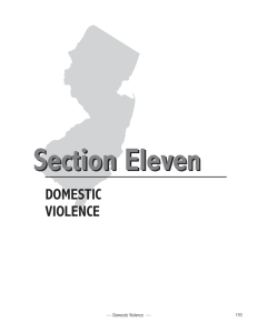 Section Eleven DOMESTIC VIOLENCE 193