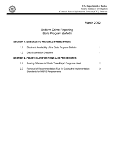 March 2002 Uniform Crime Reporting State Program Bulletin