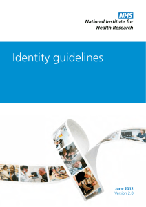 Identity guidelines June 2012 Version 2.0