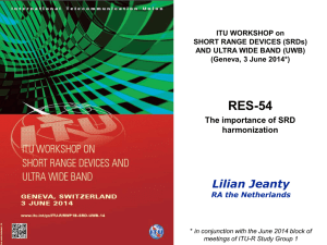 RES-54 Lilian Jeanty The importance of SRD harmonization
