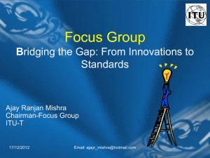 Focus Group B Standards Ajay Ranjan Mishra