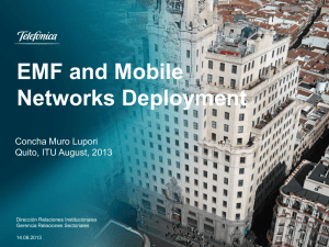 EMF and Mobile Networks Deployment  Concha Muro Lupori