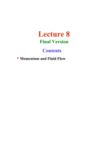 Lecture 8 • Final Version Contents