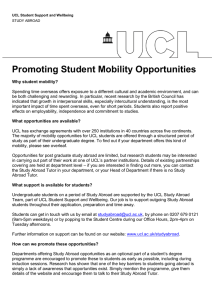 Promoting Student Mobility Opportunities