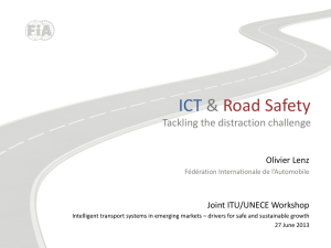 ICT  &amp; Road Safety