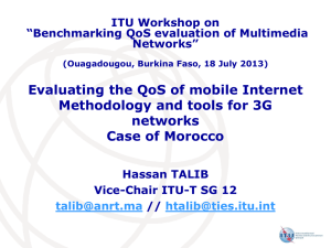 Evaluating the QoS of mobile Internet Methodology and tools for 3G networks