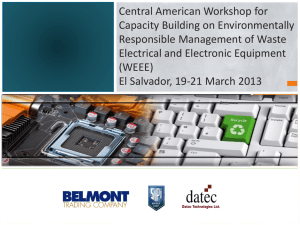 Central American Workshop for Capacity Building on Environmentally Responsible Management of Waste