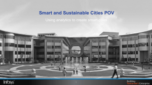 Smart and Sustainable Cities POV Using analytics to create smart cities 1