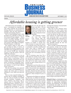 Affordable housing is getting greener FOCUS