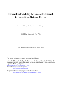 Hierarchical Visibility for Guaranteed Search in Large-Scale Outdoor Terrain