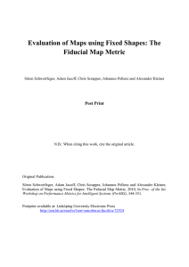 Evaluation of Maps using Fixed Shapes: The Fiducial Map Metric Post Print