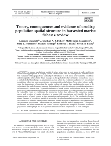 Theory, consequences and evidence of eroding fishes: a review