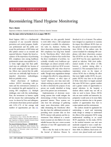 Reconsidering Hand Hygiene Monitoring