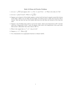 Math 113 Exam #2 Practice Problems 1. Let u(x) =