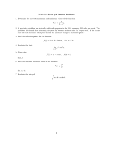 Math 113 Exam #3 Practice Problems