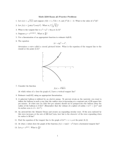 Math 2250 Exam #2 Practice Problems 1. Let u(x) =