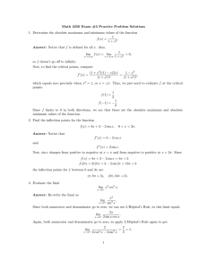 Math 2250 Exam #3 Practice Problem Solutions