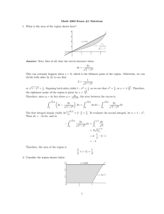 Math 2260 Exam #1 Solutions