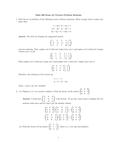 Math 369 Exam #1 Practice Problem Solutions