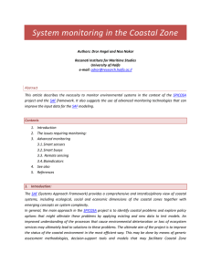 System monitoring in the Coastal Zone