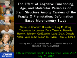The Effect of Cognitive Functioning, Age, and Molecular Variables on
