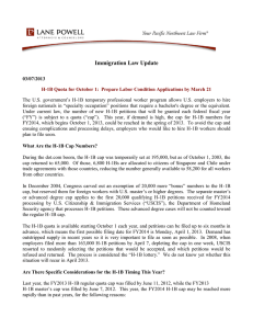 Immigration Law Update