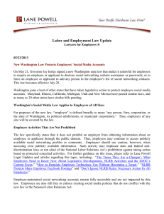 Labor and Employment Law Update