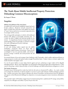 The Truth About Mobile Intellectual Property Protection: Debunking Common Misconceptions Snapshot