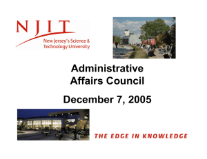 Administrative Affairs Council December 7, 2005