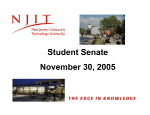 Student Senate November 30, 2005