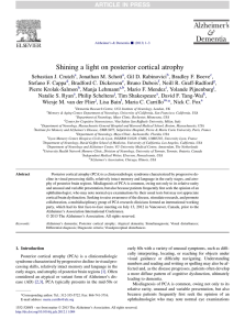 Shining a light on posterior cortical atrophy