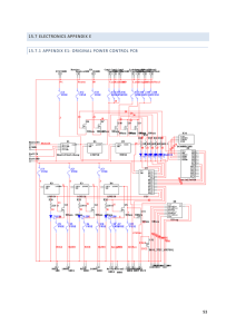 15.7 ELECTRONICS APPENDIX E  93 15.7.1 APPENDIX E1: ORIGINAL POWER CONTROL PCB