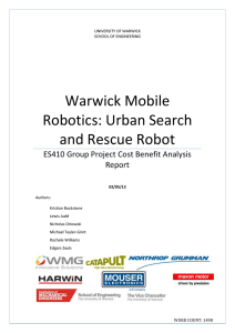 Warwick Mobile Robotics: Urban Search and Rescue Robot