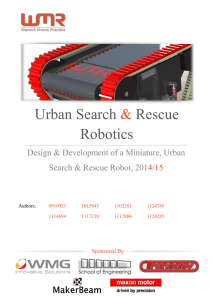 Urban Search Rescue Robotics