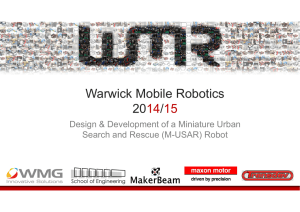 Warwick Mobile Robotics 20 / 14
