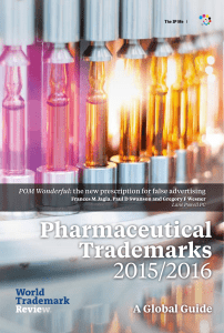 Pharmaceutical Trademarks 2015/2016