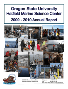 State University 1-07-yegon Hatfield Marine Science Center 2009